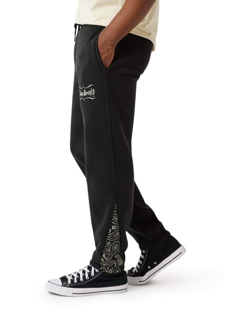 Dogg Supply Men's Paisley Fleece Sweatpants, Sizes XS-3XL, 100