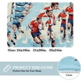 thumbnail image 2 of Football Polyester Non-Slip Office Mat & Kitchen Rug, Machine Washable Door Mats, 2 of 6