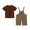Brown, variant on Vedolay Girls Sets 2 Piece Outfits Girl Summer Clothes Sleeveless Ribbed Tops   Shorts Set 2PCS Girls Casual Outfits,Brown 4-5 Years