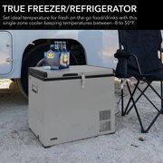 Whynter 45-Quart Portable Freezer, Stainless Steel