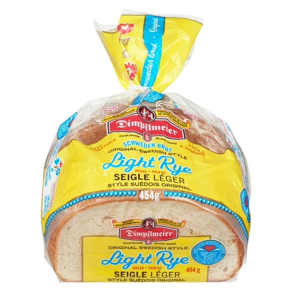 Pain de seigle clair à la suédoise de Dimpflmeier Bakery 454g