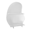 thumbnail image 1 of Cosmetic Storage Rack, Makeup Shelf Acrylic Safe  for Bedroom Black,Amber,Milky White,Transparent Matte,Pink, 1 of 8