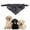 Black, variant on Cat Neck Scarf Bandana Neckerchief Accessories for Puppy Decoration Medium Large Black