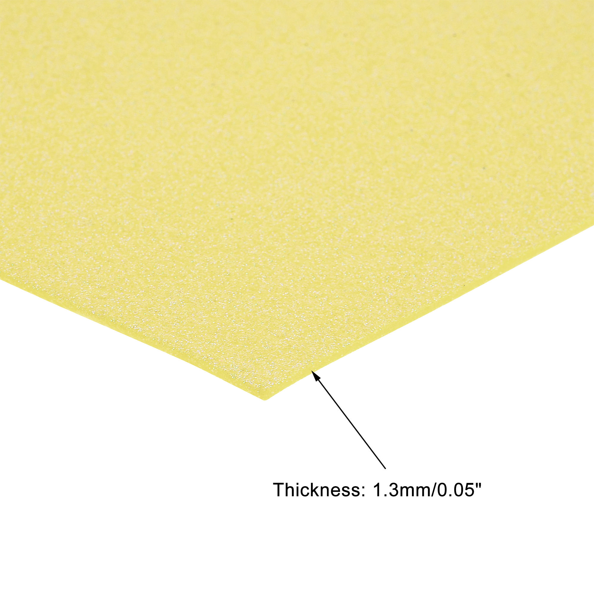 Uxcell Light Gold Shiny EVA Foam Sheets 23.6x15.7in 1.3mm Thick for Crafts DIY 6 Pcs
