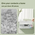 thumbnail image 7 of Artrylin Storage Organizer for Daily Colored Contact Lenses, Disposable Contact Lens Dispenser,Clear Plastic Box for All Brands Daily Lens (Blue), 7 of 7