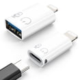thumbnail image 1 of Adaptador MoKo USB-C a Lightning con carga rápida de 10W, 1 of 9
