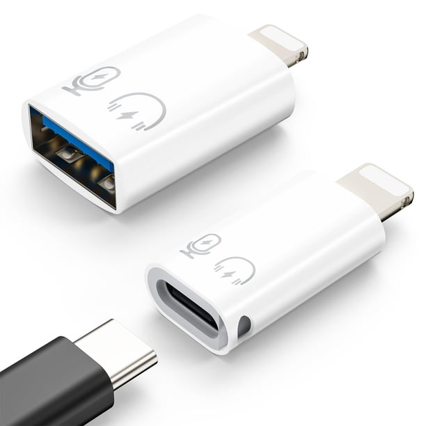 Adaptador MoKo USB-C a Lightning con carga rápida de 10W