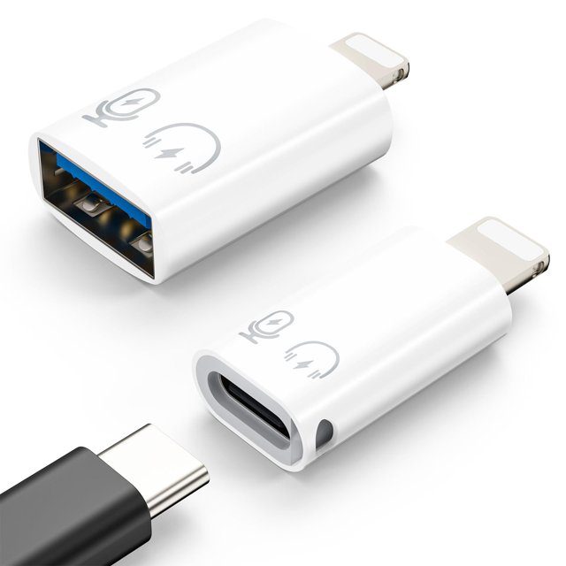 Adaptador MoKo USB-C a Lightning con carga rápida de 10W