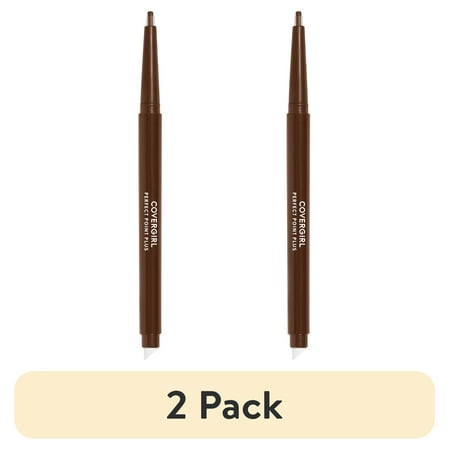 (2 pack) COVERGIRL Perfect Point Plus Eyeliner, 210 Espresso, 0.008 oz, Long-Lasting, Versatile Black Eyeliner, Soft Smudging Tip, No Sharpening Needed