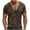 mens shirts-Brown, variant on Mens Shirts Men Tops T Shirts for Man Fashion Men Casual Button Solid Color Short Sleeve-Neck Blouses Shirts Gray L