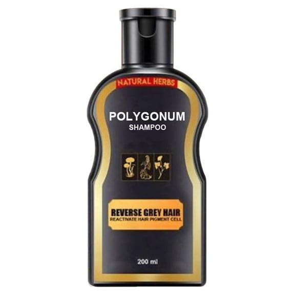 LEHOZIHEQ Natural Darkening Shampoo Permanent Shampoo Ginger Coloring200ml