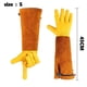 thumbnail image 2 of Guantes de piel de oveja para jardín protección laboral para jardinería a prueba de puñaladas y a prueba de cortes largosPequeña Jormftte CPB-US-DYP54-5, 2 of 5