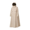 thumbnail image 3 of Poncho impermeable unisex reutilizable con capucha impermeable ropa de lluvia para Caqui L, 3 of 9
