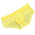 thumbnail image 1 of Men's Triangle Underwear Low Waist Lightweight Mesh Breathable Transparent Design Summer Comfort, 1 of 4