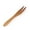 Brown, variant on BambooMN Reusable Bamboo Appetizer Forks Picks 3.7" Carbonized Brown, 10 Pcs