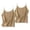 A6 Khaki, variant on GILIGEGE Sleeveless Tops For Women Cami Shirts Loose Gauze Camisoles Summer Camisole Blouse Cami Crop Tops Boho Tank Top Tie Up Cropped Vest Loose Tank Tops Linen Blend Tops For Women A1 Black L