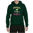 thumbnail image 2 of Wild Bobby, Mamacita Needs a Margarita Mother's Day Unisex Hoodie Sweatshirt, Forest Green, X-Large, 2 of 6