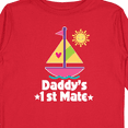 thumbnail image 4 of Inktastic Daddys First Mate Girls Nautical Sailboat Girls Long Sleeve Toddler T-Shirt, 4 of 5