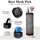 thumbnail image 3 of Dispensador de bolsas de plástico portátil dispensador de bolsas de compras malla colgante dispensador de almacenamiento para bolsas negro 2 unidades, 3 of 8