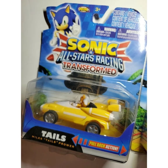 Sonic All Star Racing Transformed Tails Sonic Shadow Pull Back Action Cars