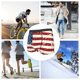 thumbnail image 4 of Balery Vintage American Flag Calzoncillos bóxer para hombre, ropa interior de algodón suave y transpirable con cinturilla de nailon-Large, 4 of 5