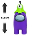 thumbnail image 5 of Figura De Acción Ruz Among Us Tripulante Morado Y Mascota, 5 of 5