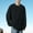 Black, variant on Qiggri Men's Casual Base Solid Color Loose Fitting Pullover Round Neck Long Sleeved T-Shirts