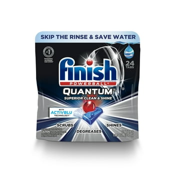 Finish Pacs Dishwasher Detergents, Fresh Scent, 10.5 Ounce, 24 Count