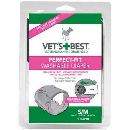 UPC: 0031658104178 | Vet s Best Perfect Fit Washable Female Dog Diaper S/M 1Ct.