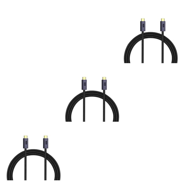 Sidaley Cable de datos de aleación tipo C 100W 8K 60Hz Carga rápida 20Gbps Nylon Notebook Computadora Teléfono móvil Tablet USB4 Cable reemplazable Type1 NO1