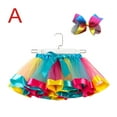 thumbnail image 2 of Jupe en Filet Arc-en-Ciel Mignonne pour Bébé Fille Jupe Princesse Multicolore, 2 of 9