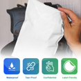 thumbnail image 5 of White Poly Mailers Envelopes, 9 x 12 Inches. Pack of 1000 Plastic Shipping Bags for Clothes, 2.0 Mil. Stretchy Shipping Envelopes for Clothing. Waterproof Mailers Poly Bags with Self-Seal, 5 of 7