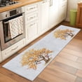thumbnail image 2 of 2'x6' Rug Runners for Hallways Kitchen, Orange Red Tree Non Slip Entryway Beside Floor Carpet Runner, Pastoral Botanical Farmhouse Washable Laundry Room Bedroom Throw Rugs Mat for Family Pet, 2 of 8