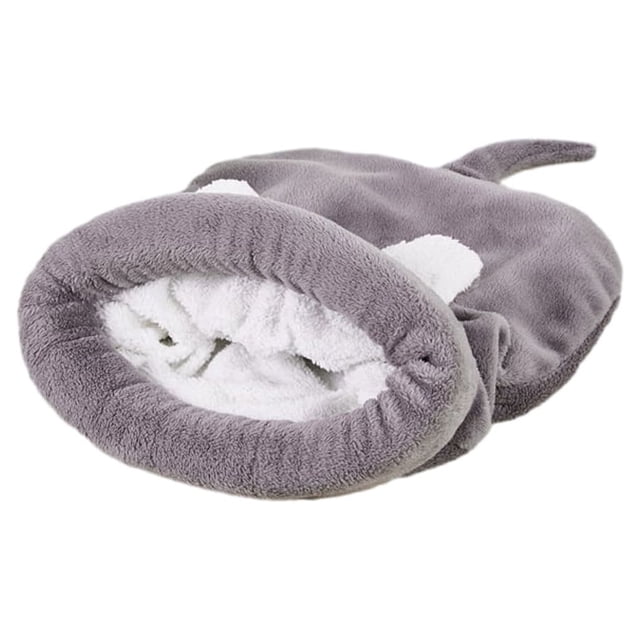 Methold Mantenga a sus mascotas abrigadas y con esta bolsa con tela grande y cálida una noche de sueño con esta mascota y durmiendo con Hábitats y jaulas para animales pequeños gris METRO