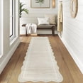 thumbnail image 6 of Washable Rugs for Living Room, Non Slip Modern Scalloped Rugs, Low Pile Soft Stain Resistant Rug Non Shedding Modern Print Floor Mats for Home Decor, 6 of 8