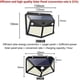 thumbnail image 3 of Luces LED solares de pared para exteriores, lámpara con Sensor de movimiento PIR, farola alimentada por energía Solar para jardín, 1/2/4/6 unidades, 100/260, 3 of 4
