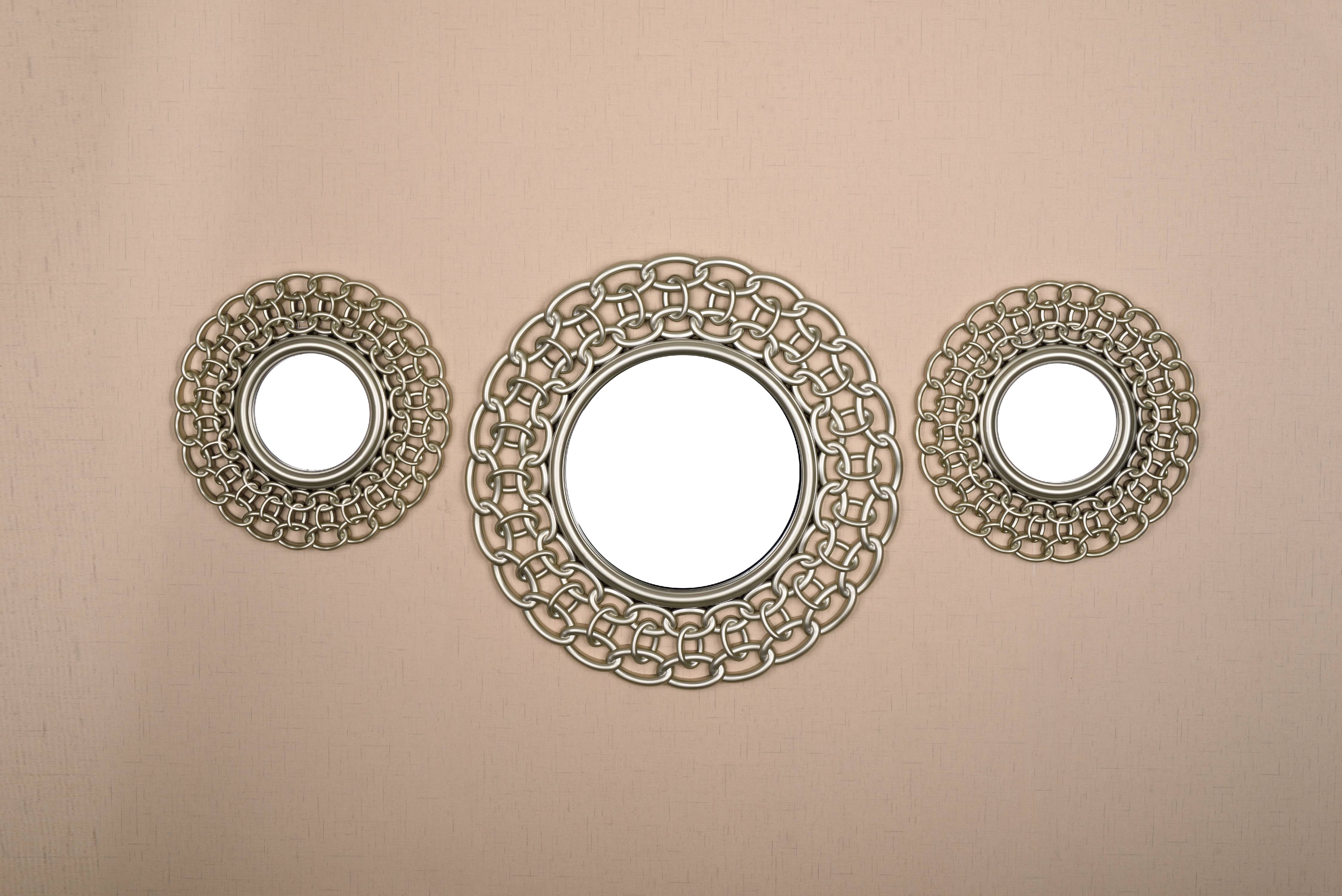 All American Collection All New Seperated 3 Piece Decorative Mirror Set