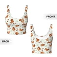 thumbnail image 6 of Goofa Squirrel Playing Printed Sports Bras for Women, High Impact Running Bra Workout Crop Tank Tops Longline Sports Bra Push up-Small, 6 of 9