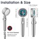 thumbnail image 4 of Hydro Jet High Pressure Shower Head With Accessories, 4 of 5