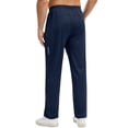 thumbnail image 3 of Weilanxin Men's Mesh Lightweight Sweatpants with Zipper Pockets Athletic Pants for Men Gym Pants for Workout,Jogging,Running, 3 of 8