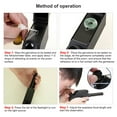 thumbnail image 6 of Gem Refractometer Jewelry RHG 1.30-1.81RI Built-in LED Light Diamond Detector Professional Gemstone ldentification, 6 of 10