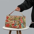 thumbnail image 2 of Bolsa de tejer portátil organizador de hilo bolso de mano titur caja con bolsillo de cremallera pa agujas Sunnimix almacenamiento de tejido de hilo de ganchillo, 2 of 8