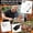 W8-B, variant on 2pcs Meat Forks Stainless Steel Carving Forks 10 Inch Long for BBQ Grilling Roasting Cooking Serving Heat-Resistant Non-Slip Handle Kitchen Outdoor Use