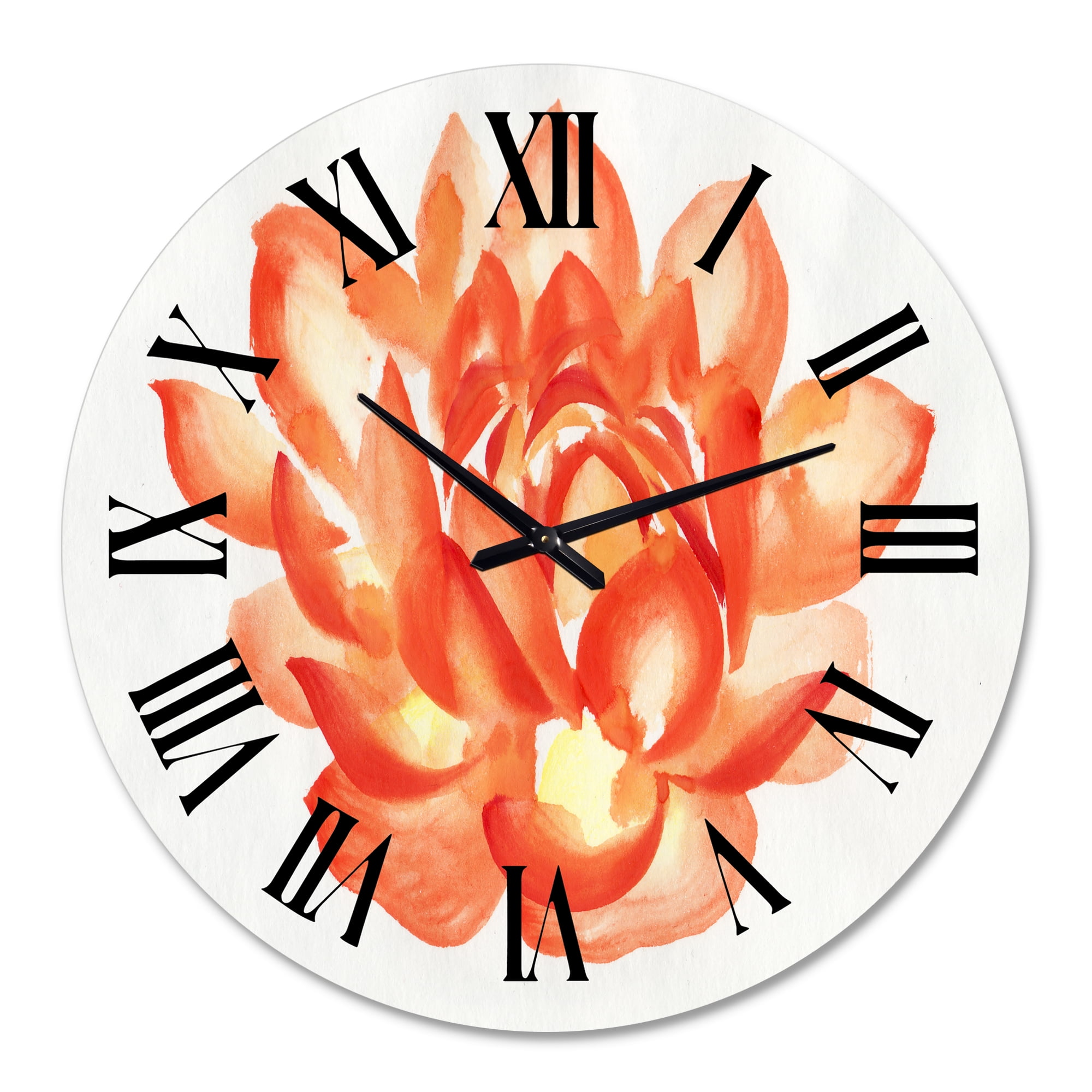Designart 1 in Quartz Traditional Wall Clock