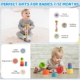thumbnail image 4 of Juego Montessori Toys WOODMAM 9 en 1 para bebés de 6 a 12 meses, 4 of 7