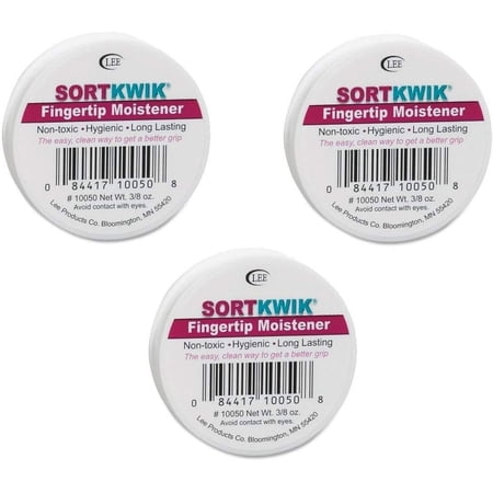 2pcs 10050 Sortkwik Fingertip Moisteners, 3/8 oz, , Sold as 3 Pack