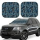 thumbnail image 1 of Fotbe Blue Leaves A Juego de 2 Piezas de Parasoles para Parabrisas | Bloqueador Solar para Auto | Accesorios Plegables para Protección Solar Interior-Large, 1 of 6