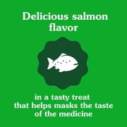 FELINE GREENIES PILL POCKETS Natural Cat Treats, Salmon Flavor, 1.6 oz. Pack (45 Treats)