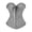 Gray, variant on Corset for Women Bustier Top Vintage Renaissance Lace up Medieval Vintage Halloween 2XL
