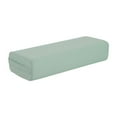 thumbnail image 2 of Cojín de meditación para yoga con funda extraíble y lavable, de apoyo, rectangular. Verde claro, 2 of 8